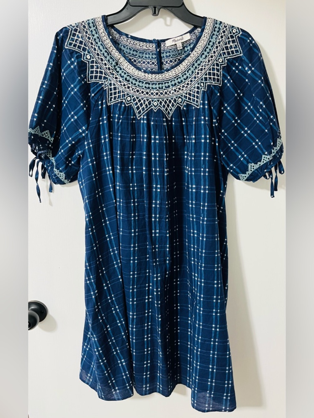 Madewell Embroidered Neck Women’s Dress